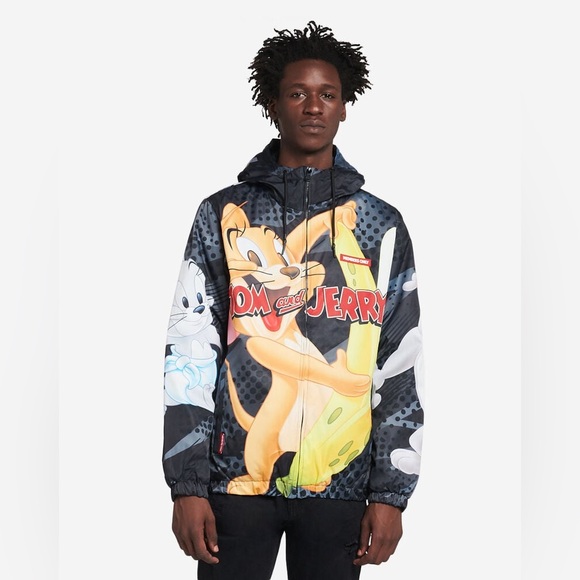 Members Only Tom And Jerry Midweight Jacket Size L - Picture 1 of 15